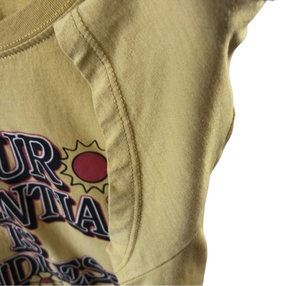 Wound Up Tee Women 3XL Yellow Front Graphic Your Potential is Endless - Picture 3 of 6